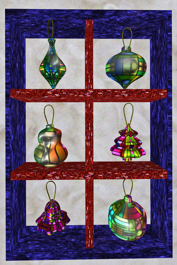 KKKS ornament stainedglass set 5