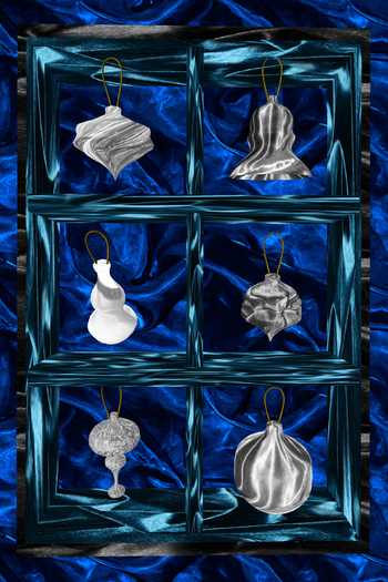 KKKS ornament silver set 3