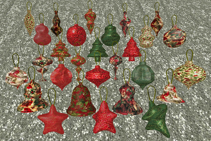 KKKS ornaments xmas 28count