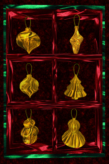 KKKS ornament gold set 3