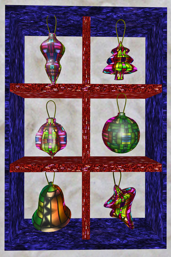 KKKS ornament stainedglass set 1