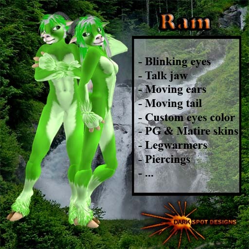 DSD - ram green - furry avatar