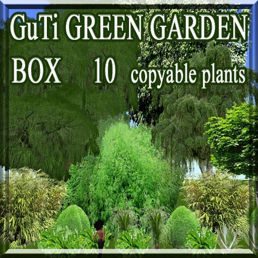 GuTi GREEN GARDEN 10 copyable plants in a box
