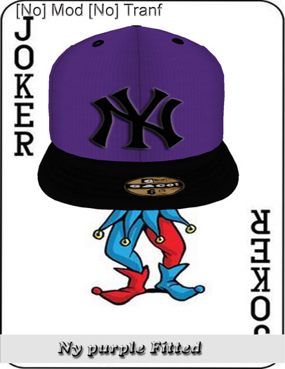 [D] ny purple fitted