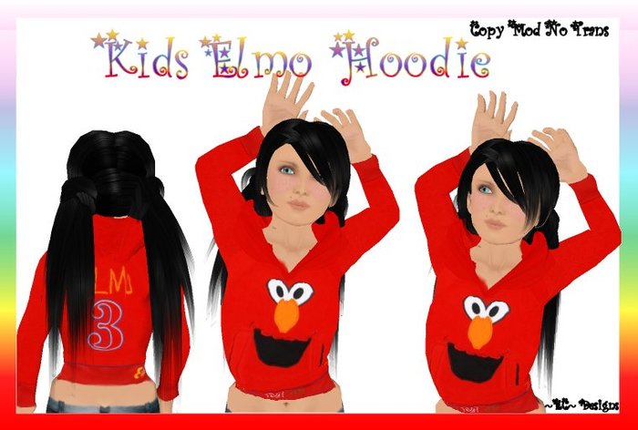 Elmo  Hoodie ~EC~Designs 
