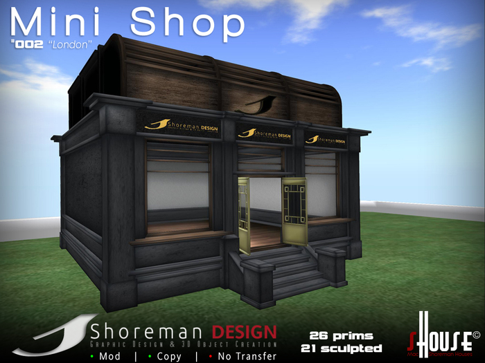 sHouse Mini Shop #002 "London"
