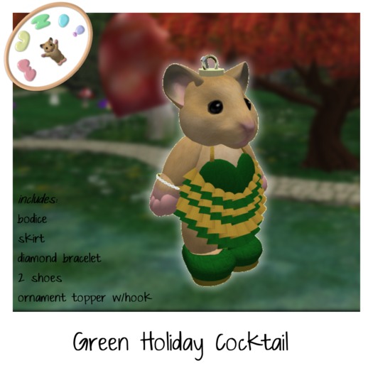 MUZI - Holiday Cocktail - Green
