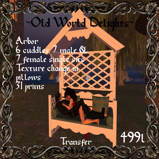 Arbour - White - 31 prims