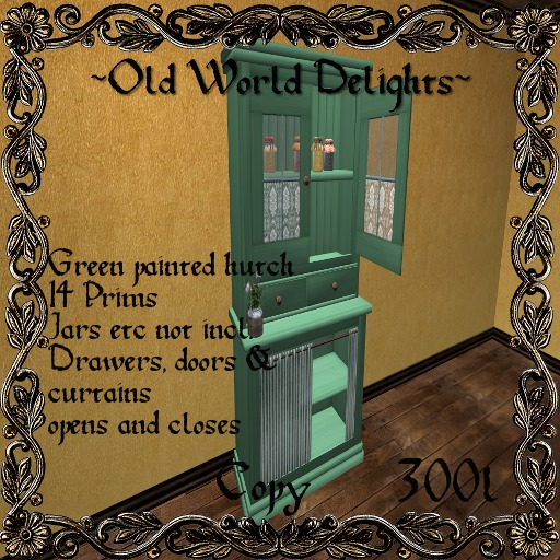 Green hutch - 14 prims