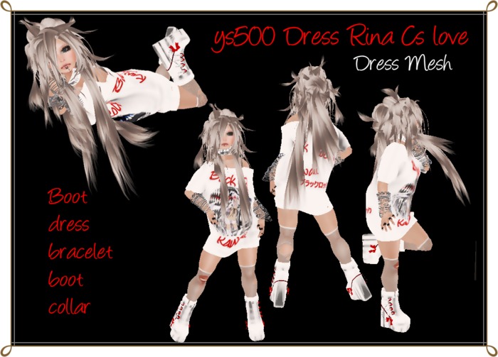 ys500 Dress Rina Cs love