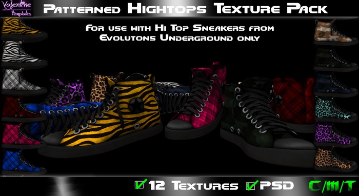 *VT* - HiTop Texture Pack - Patterned 