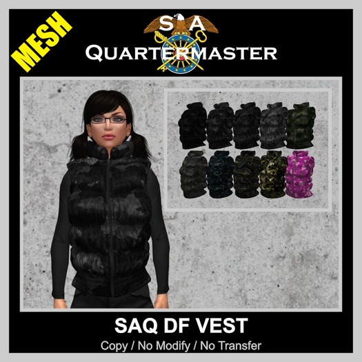SAQ MESH DF VEST [BOXED]