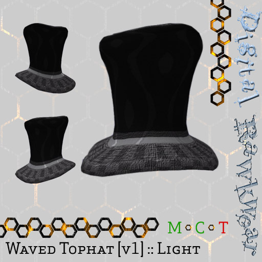 .:D:.:R:. Waved Tophat [v1] :: Black :: Light