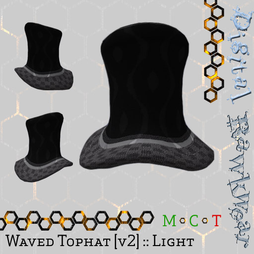 .:D:.:R:. Waved Tophat [v2] :: Black :: Light