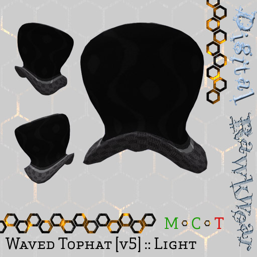 .:D:.:R:. Waved Tophat [v5] :: Black :: Light