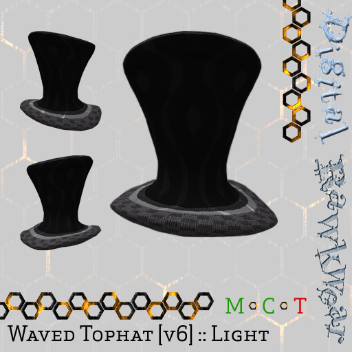 .:D:.:R:. Waved Tophat [v6] :: Black :: Light