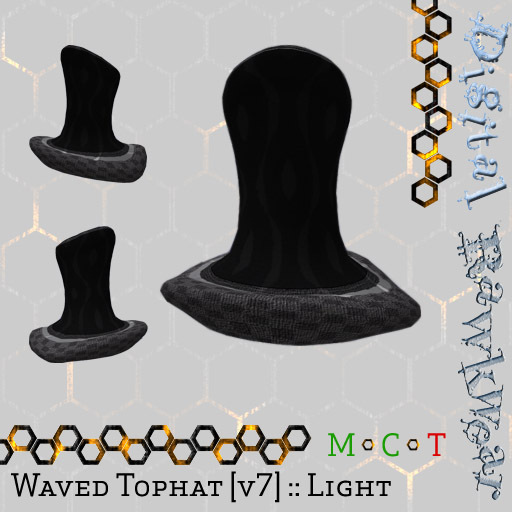 .:D:.:R:. Waved Tophat [v7] :: Black :: Light