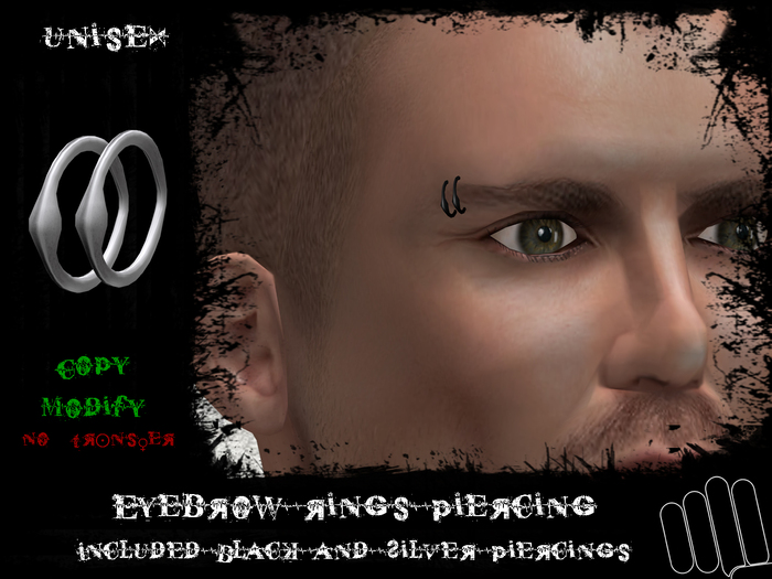 [ SOCO ] Eyebrow Rings Piercing
