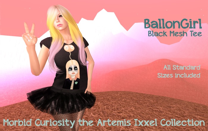 Morbid Curiosity BalloonGirl Blk