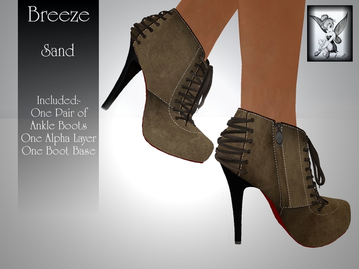 ~TB~ Breeze Ladies Ankle Boot -  SAND SUEDE