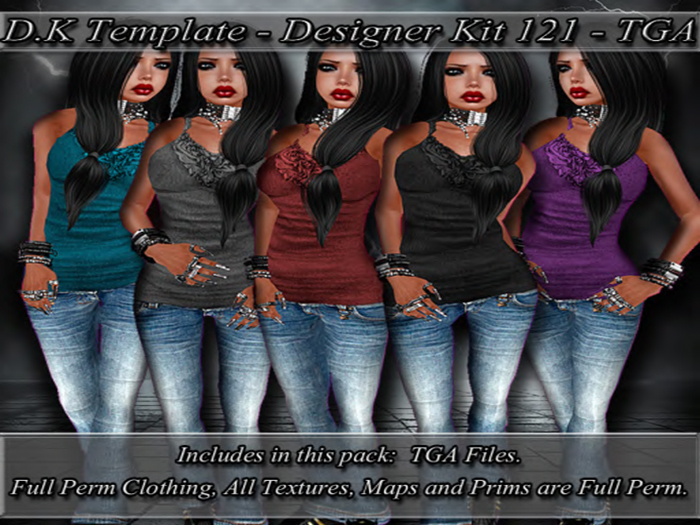 D.K Template - Designer Kit 121 - TGA