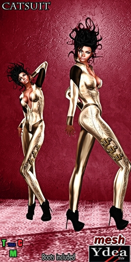 *Ydea* Catsuit Gold