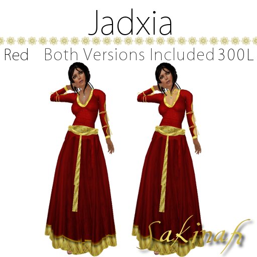 --Sakinah-- Jadxia Gown Red tagFantasy