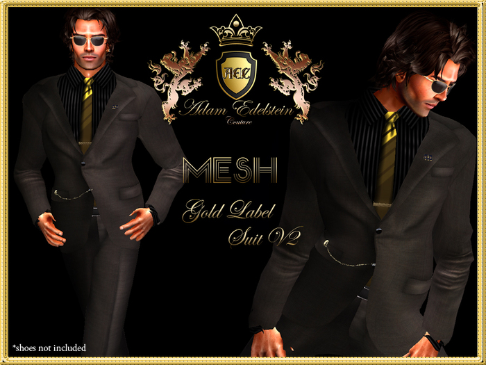 !AEC! Gold Label Suit Version 2 - Brown Wool Formal