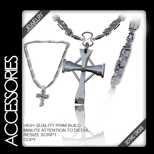 PC-Gothic Cross Chain