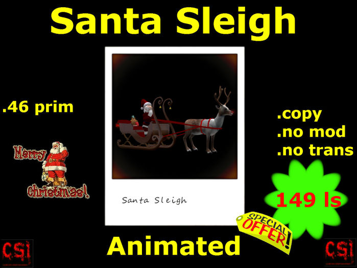 Santa Sleigh (box)
