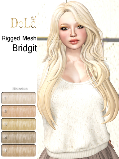 =DeLa*= Mesh Hair "Bridgit" Blondes