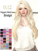 =DeLa*= Mesh Hair "Bridgit" Dipped Party Colors