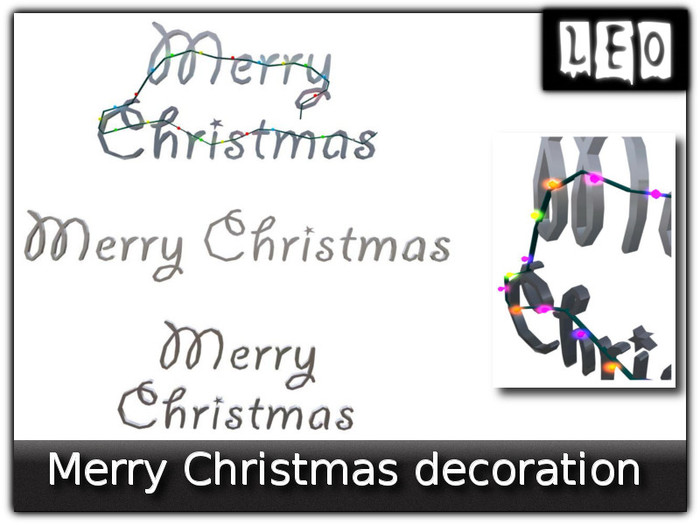 -LEO- Merry Christmas decoration SALE!!!