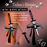 .:Talina's Designs:. Jeweled Dagger & Leg Band.