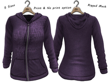 DN Mesh: Hoodie - Purple