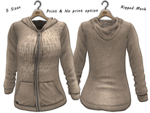 DN Mesh: Hoodie - Beige