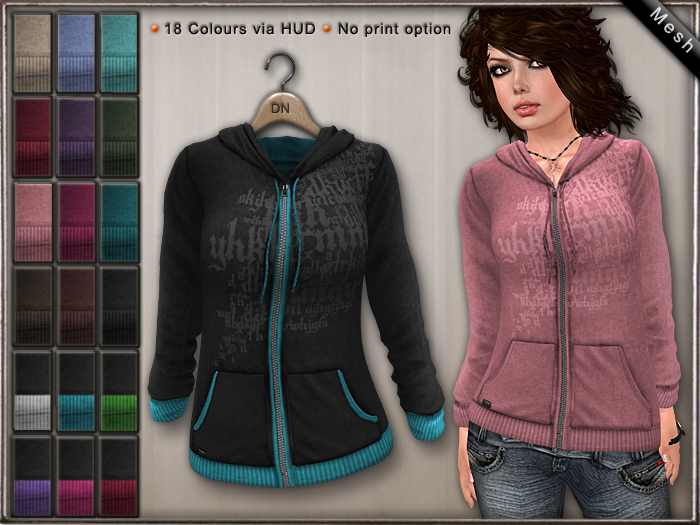 DN Mesh Hoodie w HUD