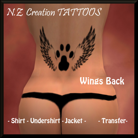 Wings Back  tattoo
