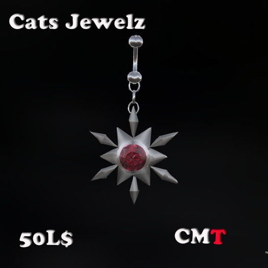 Star Belly Jewel - Ruby