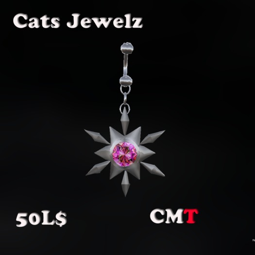 Star Belly Jewel - Rose Quartz