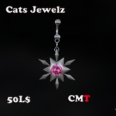 Star Belly Jewel - Rose Quartz