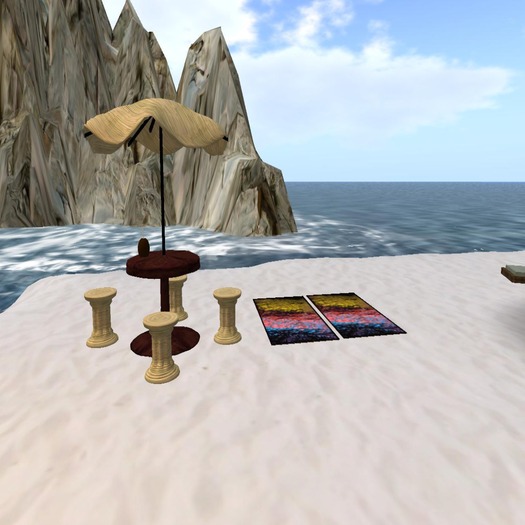 [ TL ] FURNITURE Conjunto de Praia (BOX) FREEBIE