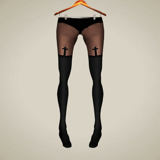 {Happy Pencil} Cross tights
