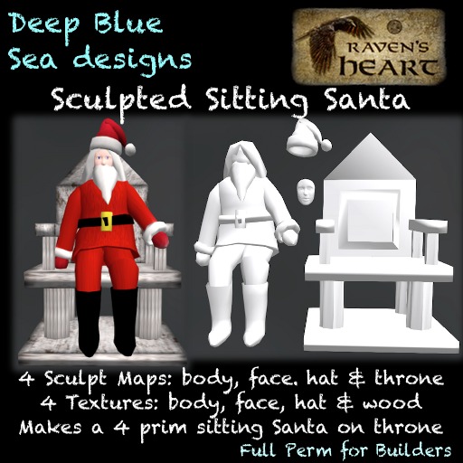 *RH* & DBS Santa Claus Sitting (crated)