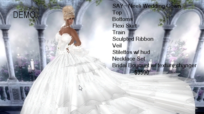 SAY~ Neeli Wedding Gown Demo