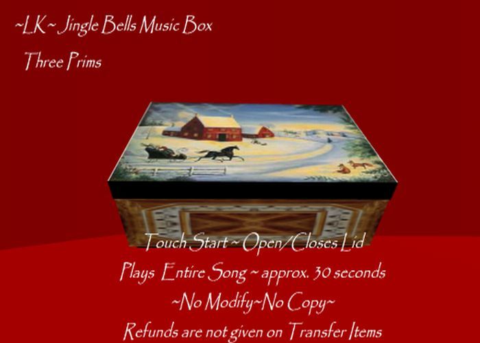 ~LK~ Music Box Jingle Bells