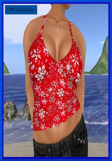 Ruby Snowflakes Tank Top 