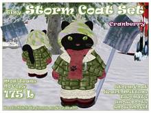 Tiny Storm Coat Set Green
