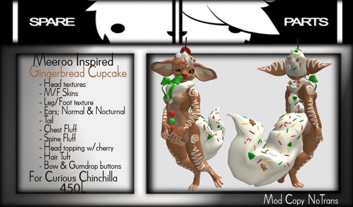 *LE* Meeroo inspired Gingerbread Cupcake Mod