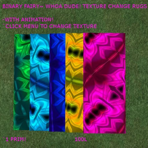 Binary Fairy~OH DUDE! Rug